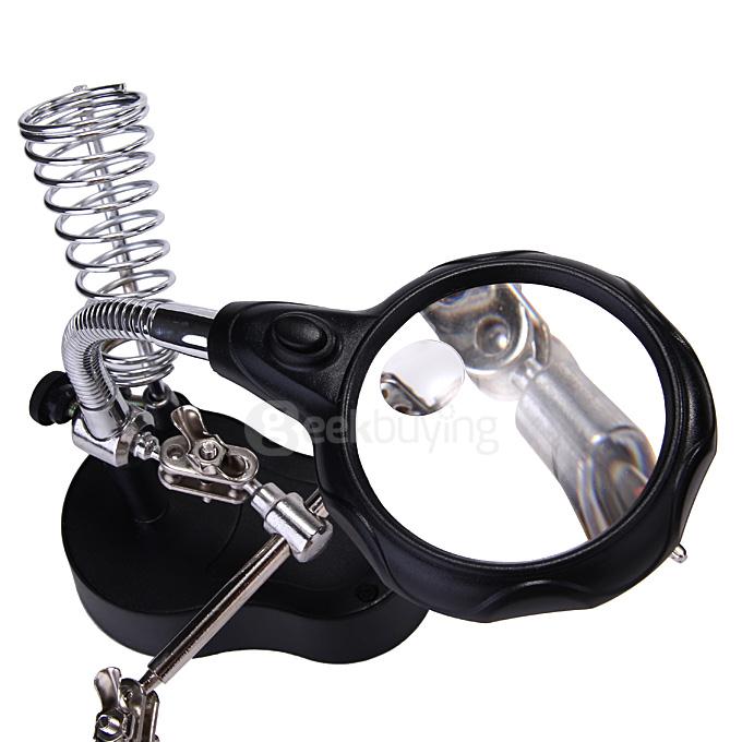 MG16126-A Auxiliary Clip Magnifier Helping Hand Magnifier