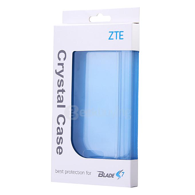 [HK Stock] Original Silicon Protective Cover Brand New Soft Case for ZTE BLADE S7 - Transparent