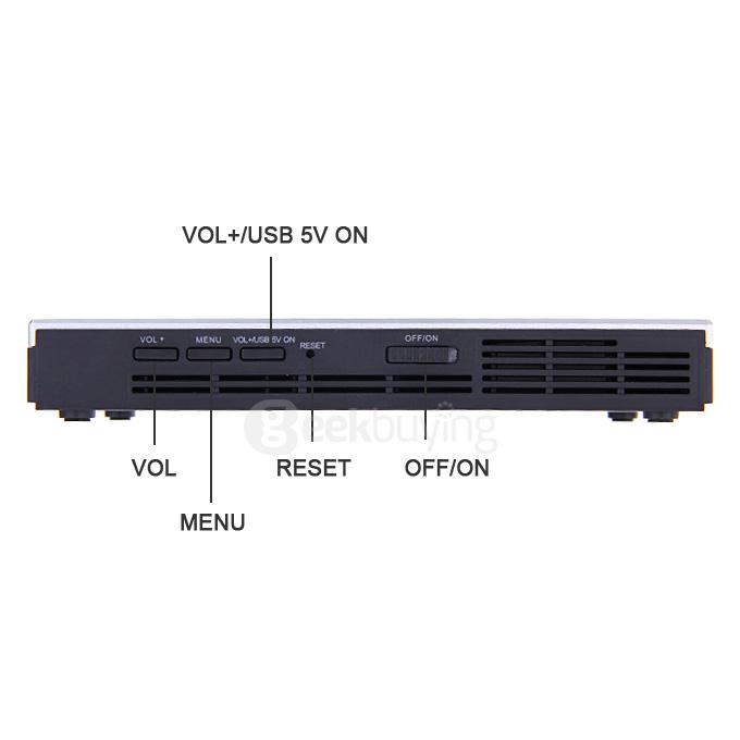 Airesion HDP100 Full Function 50LM 854 x 480 Pixels DLP Projector Home Theater