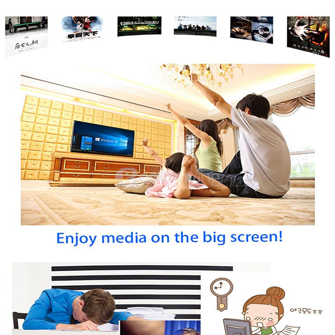 MEEGOPAD T03 Pro Windows 10 MINI PC Intel Z8300 Quad Core 2G/32G 802.11b/g/n LAN Bluetooth4.0