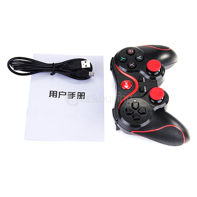 S600 2.4G Wireless Gamepad Handle PC Game Controller for PLAYSTATION2 PS2 - Black