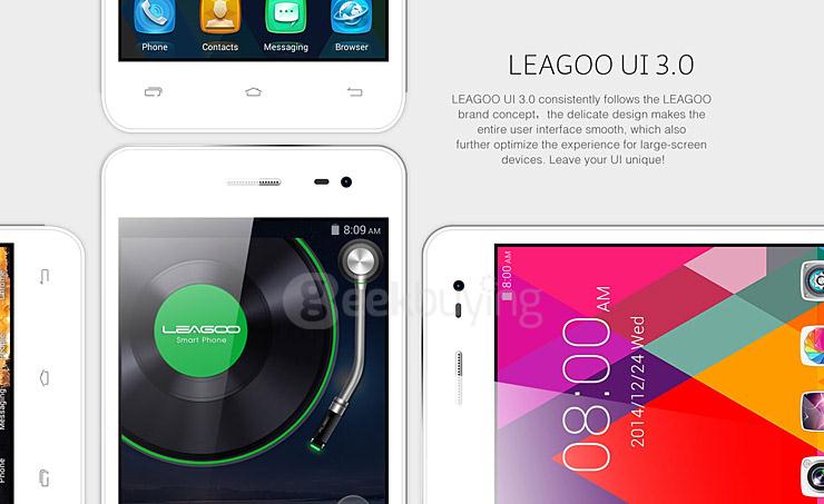[HK Stock] LEAGOO ALFA 6 4.5inch MTK6582 Quad Core 1.3GHz Android 4.4 Smartphone 1GB RAM 8GB ROM 5.0MP Camera 3G - Pink