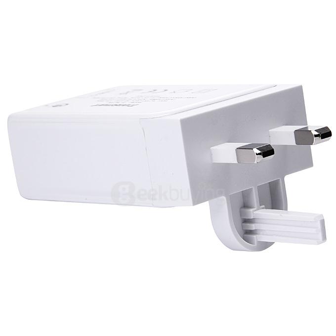 Qualcomm Certified Tronsmart Premium Design Quick Charge 2.0 42W 3 Ports Wall Charger for Samsung/Sony/HTC - UK Plug