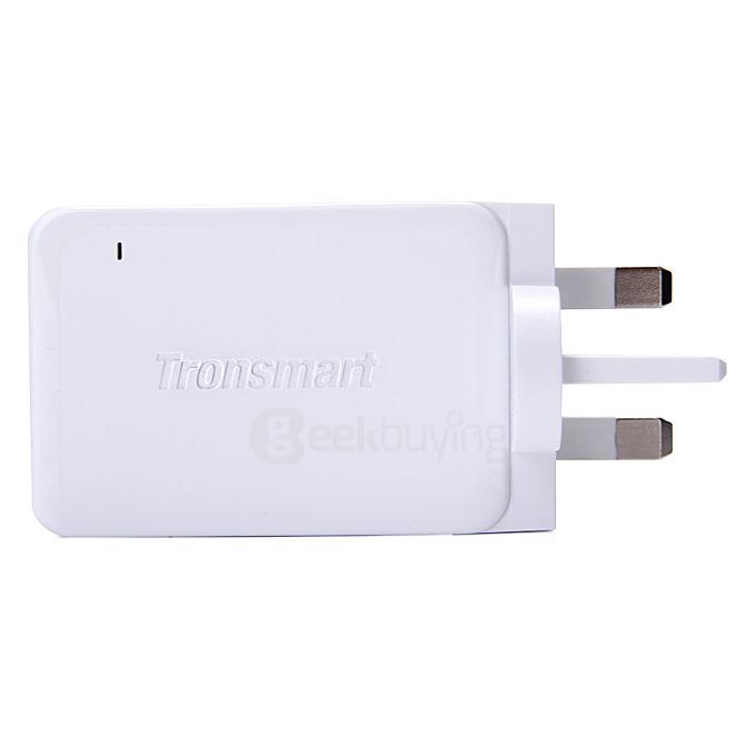 Qualcomm Certified Tronsmart Premium Design Quick Charge 2.0 42W 3 Ports Wall Charger for Samsung/Sony/HTC - UK Plug