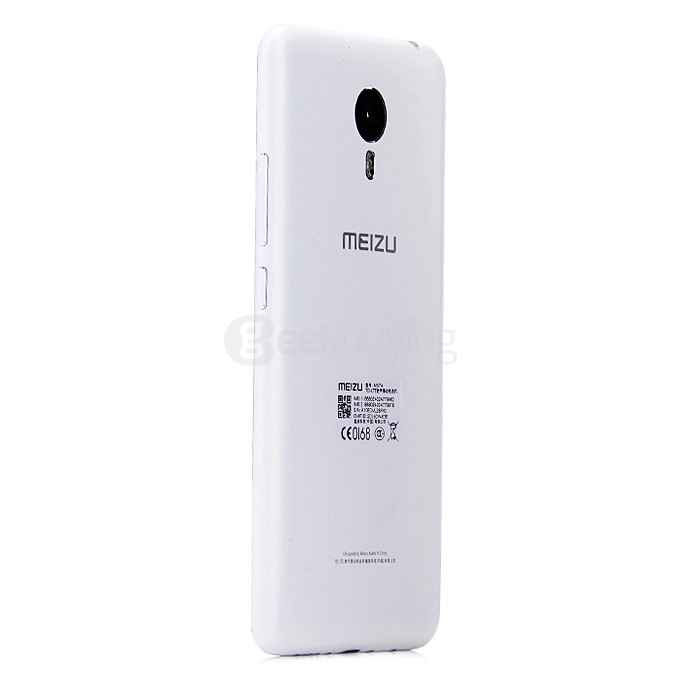 Meizu Metal 5.5inch FHD 2.5D 4G Smartphone 64bit Helio X10 Octa Core 2GB 32GB Flyme 5 OS mTouch 2.1 5.0MP+13.0MP - White