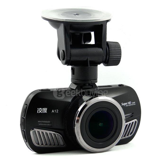 Blackview D201-1 Ambarella A12 Chipset Car DVR Recorder Super HD 1440P H.264 / 170 Degree View Angle / Night Vision Car Camcorder - Black