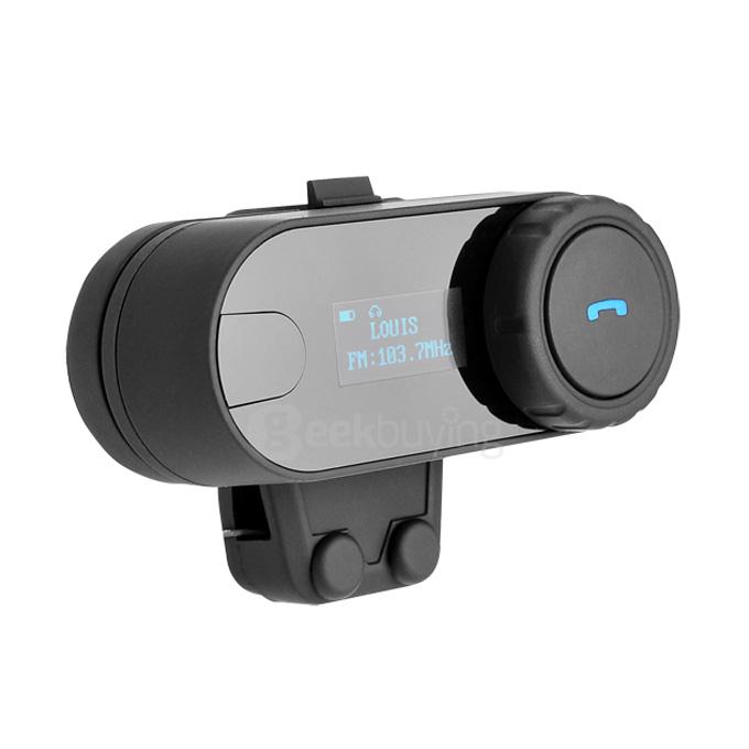FDC-02SC 800m Wireless BT Motorcycle Motorbike Helmet Intercom Headset Interphone for Motorcyclist