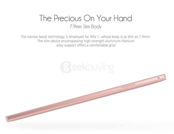 Leagoo Alfa 1 5.5 inch Android 5.1 2GB 16GB Smartphone MTK6580 Quad Core 13.0MP Camera OTG Hotknot WiFi 3G GPS - Black
