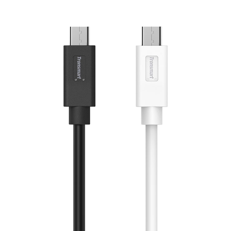Tronsmart [2 Pack] USB2.0 6feet /1.8M*2 Type-C Male to Male Sync & Charging Cable for Google Nexus 5X / 6P Google Pixel Google Pixel XL LG G5 HTC 10 Lumia 950  - Black+White