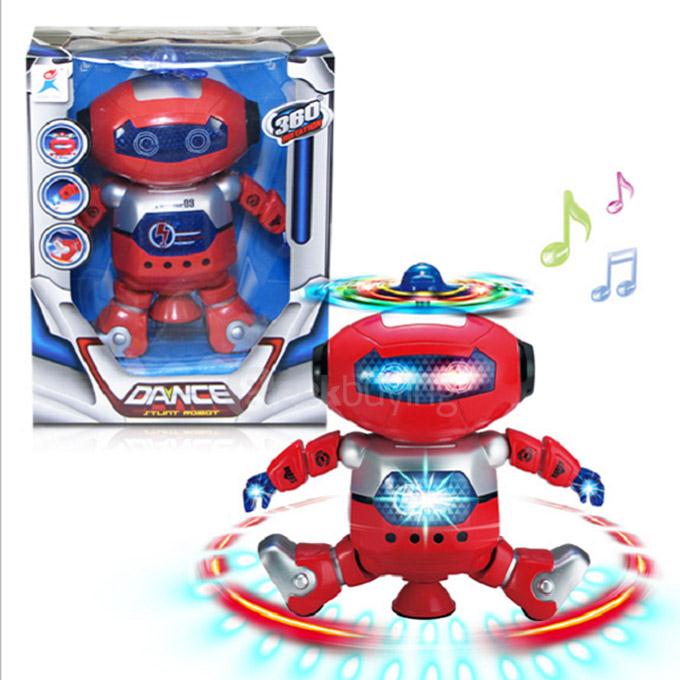 LZ444-3 Intelligent Electric Space Robot Multicolor Cool Dancing IR Robot Toy