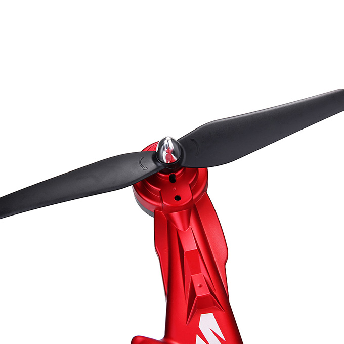 JJRC H25G 720P FPV Video Playback 2.4Ghz 4CH 3D Tumbling CF Mode LED Control Mode 2 RC Quadcopter RTF - Red