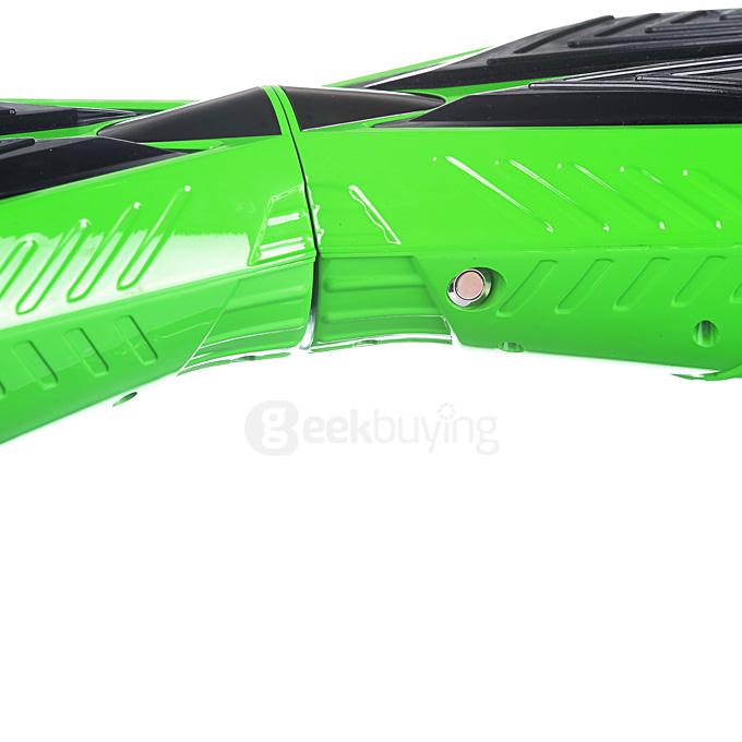 4400MAH Dual Wheels Self Balancing Scooter Electric Drifting Board with LED - Green and Black