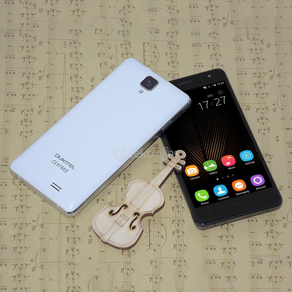 [HK Stock] OUKITEL K4000 Pro 5.0inch 4G FDD-LTE 4600mAh Android 5.1 Smartphone MT6735 Quad Core 2GB 16GB 13.0MP IPS HD 5V/1.5A Quick Charge - White