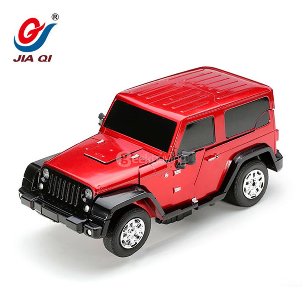 JIA QI T665 2.4G RC Stunt Robot Remote Control Deformation Robot