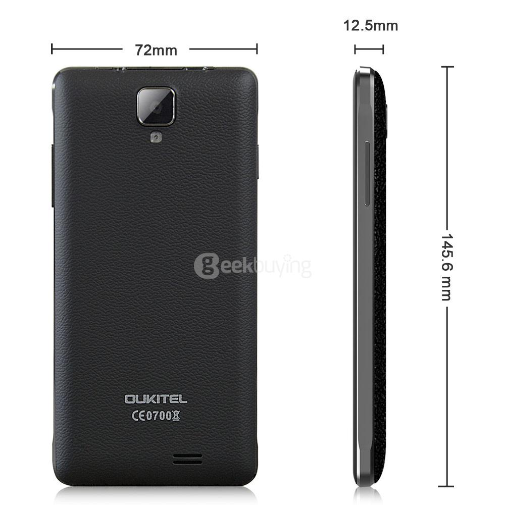 [HK Stock] OUKITEL K4000 Pro 5.0inch 4G FDD-LTE 4600mAh Android 5.1 Smartphone MT6735 Quad Core 2GB 16GB 13.0MP IPS HD 5V/1.5A Quick Charge - Black