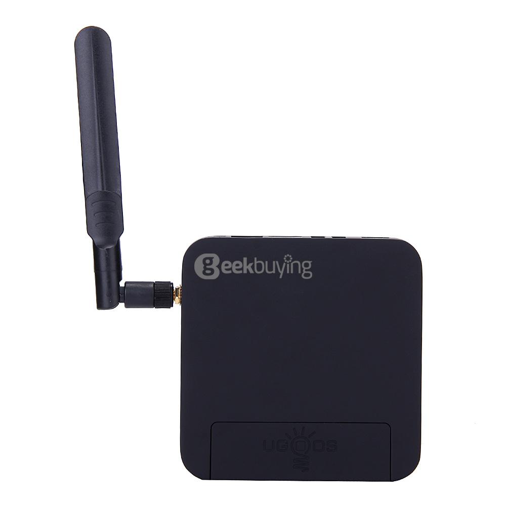 UGOOS UT4 4K Android 5.1 Lollipop Octa-Core RK3368 64bit TV BOX 2G/16G 2.4G/5G WIFI 1000M LAN Bluetooth4.0 - Black