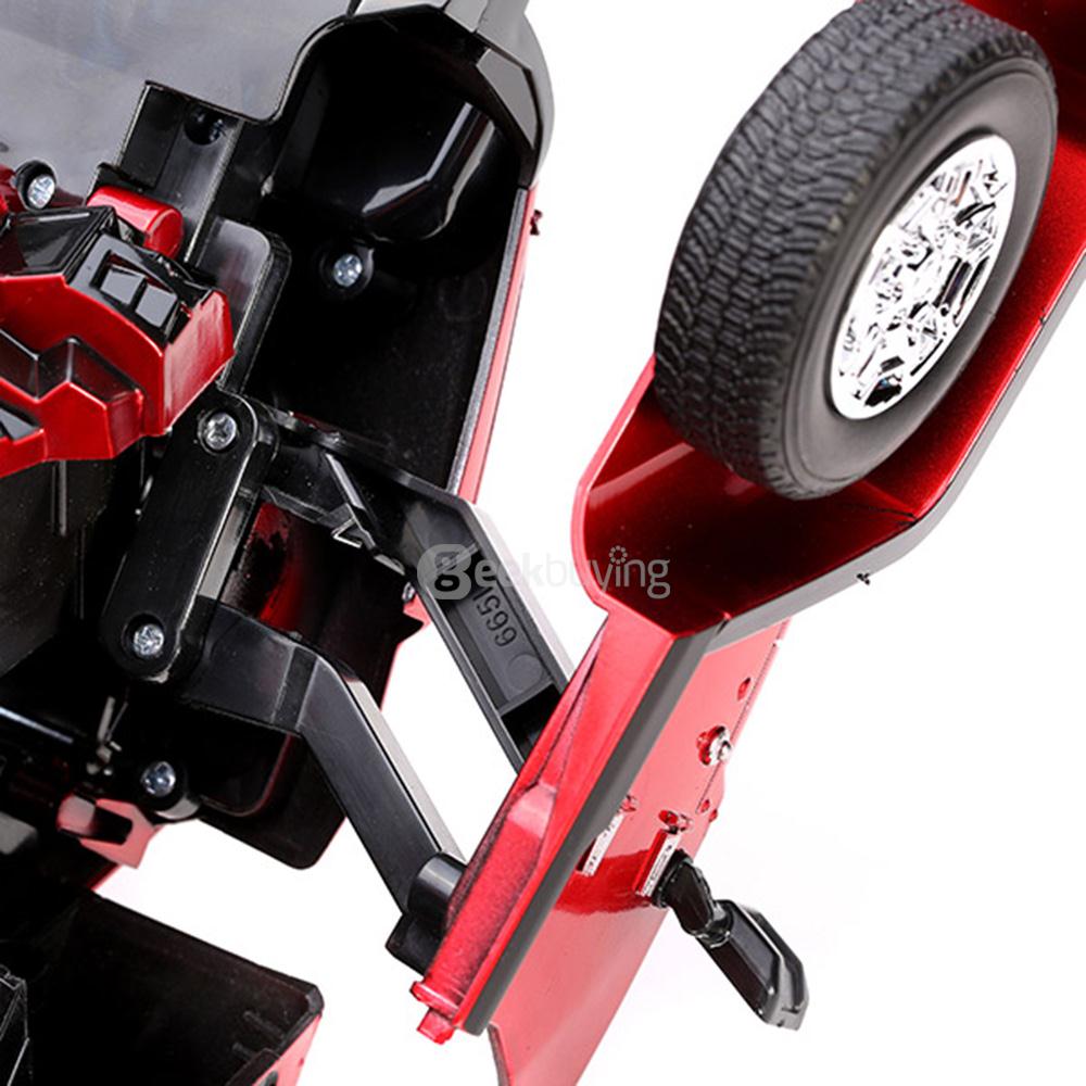 JIA QI T665 2.4G RC Stunt Robot Remote Control Deformation Robot