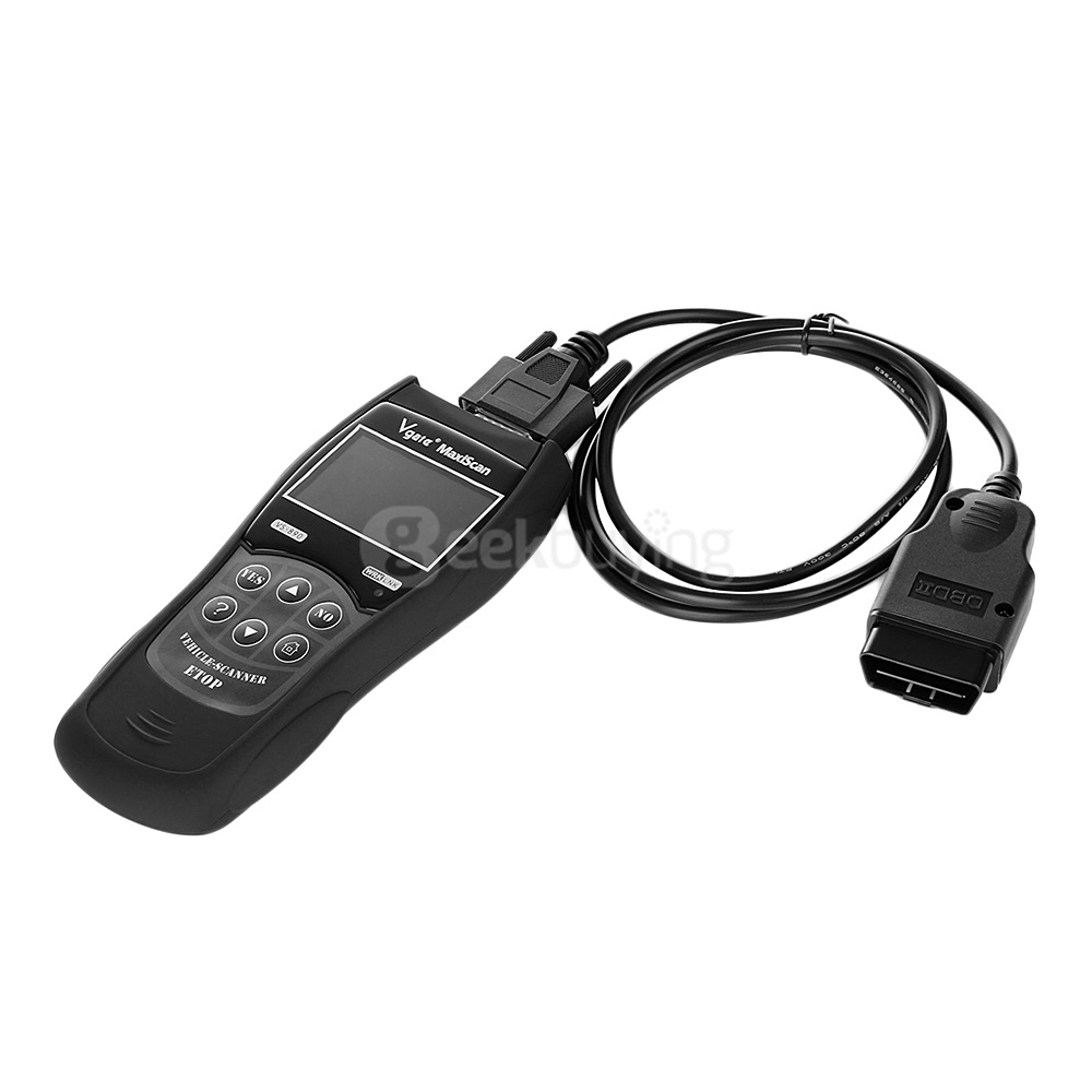 Vgate VS-890 Maxiscan OBD-II + EOBD Code Reader Professional Grade Automobile Diagnosis Scanner - Black