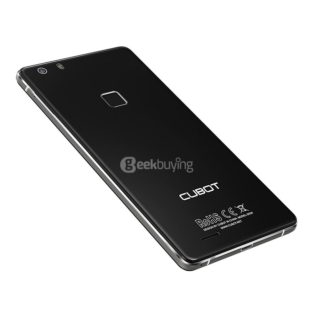 [HK Stock] CUBOT S550 5.5inch IPS HD 4G FDD-LTE Android 5.1 Smartphone 2GB 16GB 64-bit MTK6735 Quad Core 13.0MP Touch ID - Black