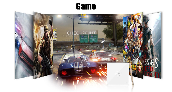 [Spain Stock]VOYO V3 Intel Cherry Trail X7-Z8700 Windows10 64Bit 4K Smart Mini PC 4G/128G WiFi Gigabit LAN Type-C Bluetooth 4.0