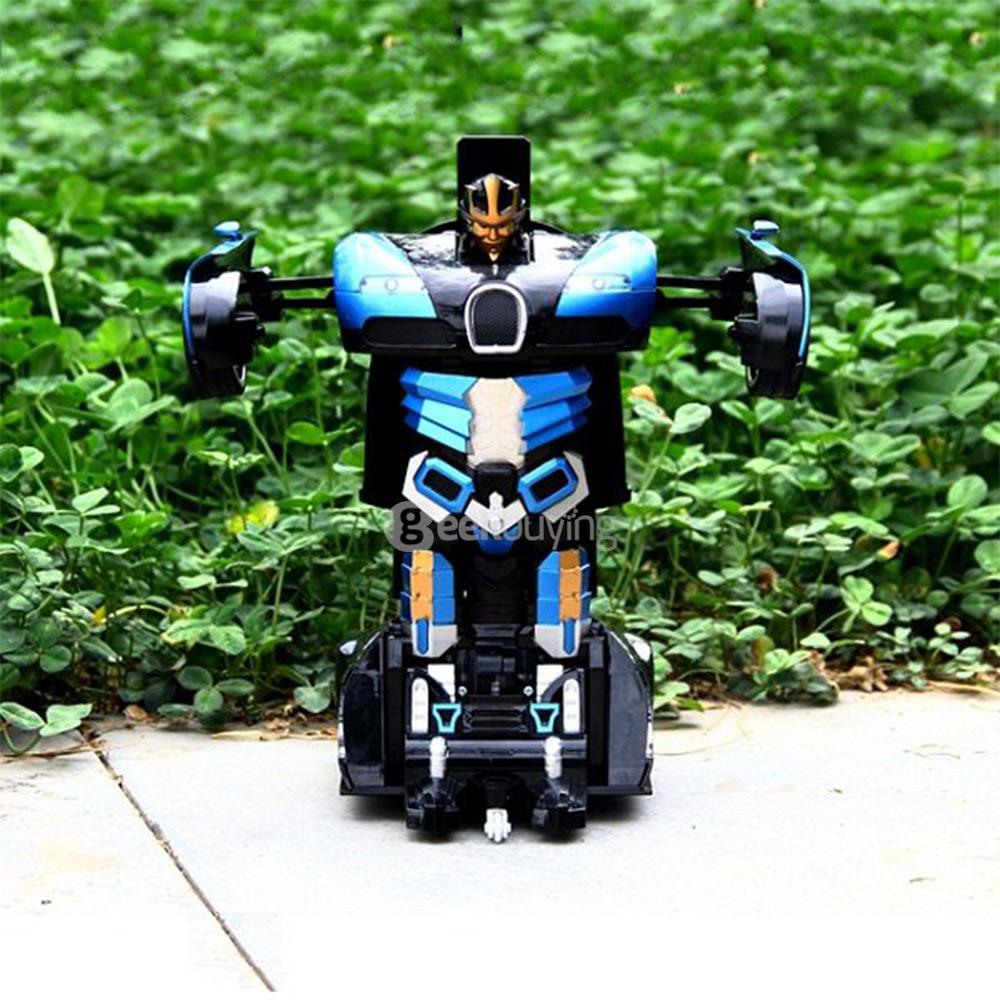 JIAQI T663 2.4G RC Stunt Robot Remote Control Deformation Robot