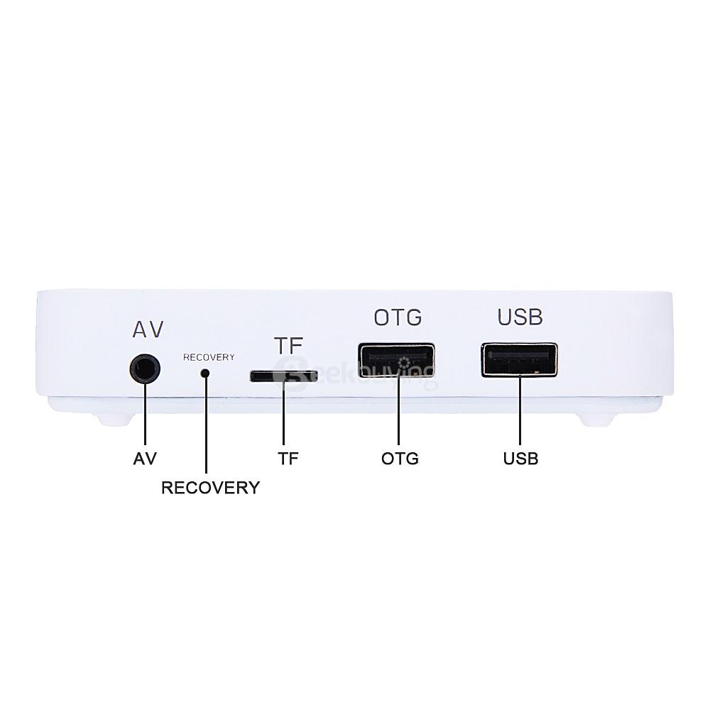UGOOS UT4 4K Android 5.1 Lollipop Octa-Core RK3368 64bit TV BOX 2G/16G 2.4G/5G WIFI 1000M LAN Bluetooth4.0 - White