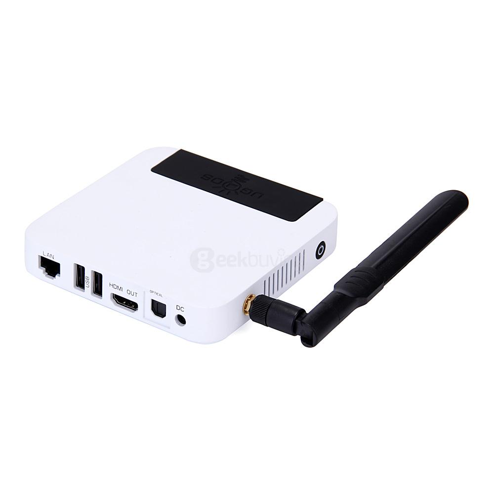UGOOS UT4 4K Android 5.1 Lollipop Octa-Core RK3368 64bit TV BOX 2G/16G 2.4G/5G WIFI 1000M LAN Bluetooth4.0 - White