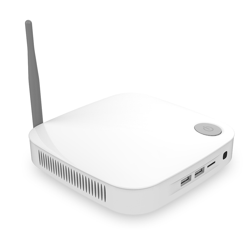 PIPO X6S Windows 4GB/64GB 300M Wireless Router Mini PC Intel Cherry Trail Z8300 SATA Supported 802.11ac WIFI HDMI 1080P - White