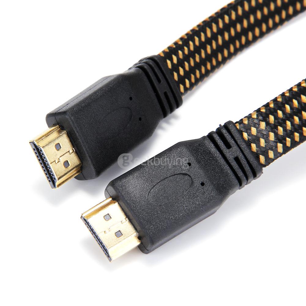 1.5M Copper-weld Steel Wire HDMI to HDMI Male to Male HD 1080P Cable - Yellow