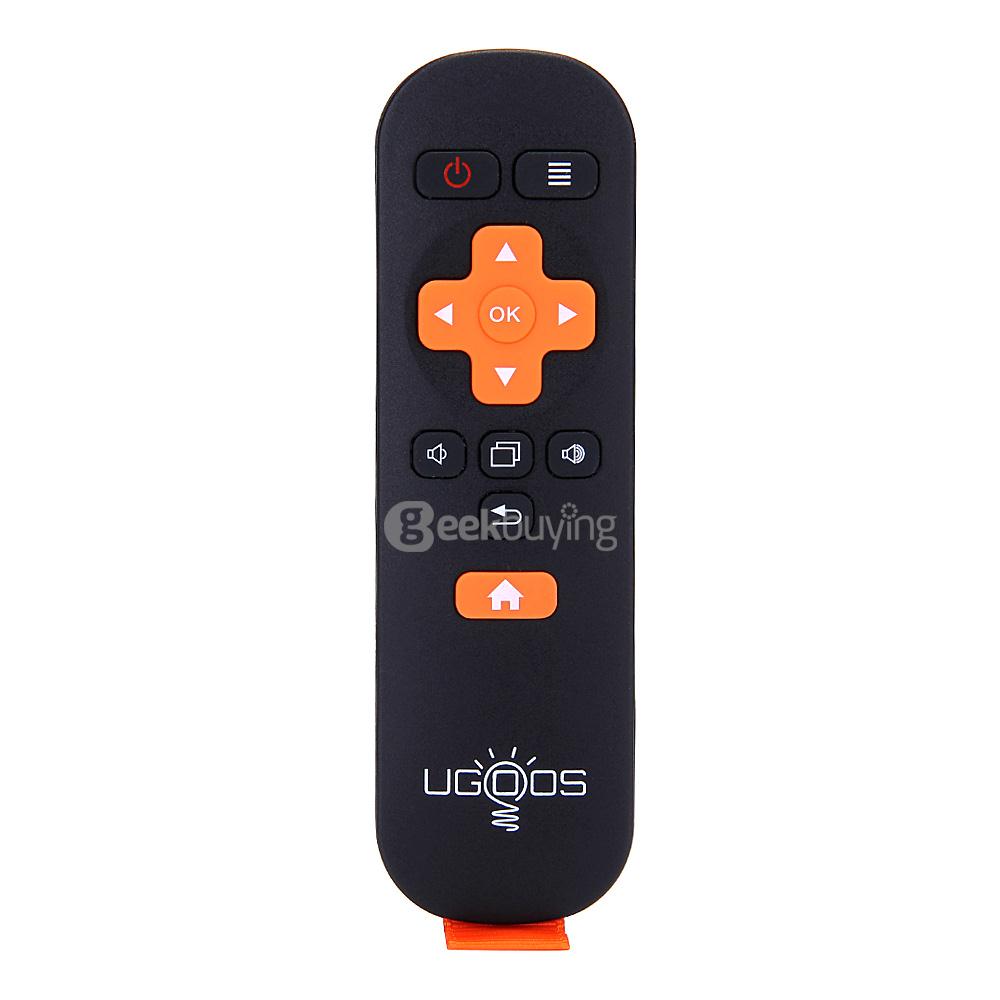 UGOOS UT4 4K Android 5.1 Lollipop Octa-Core RK3368 64bit TV BOX 2G/16G 2.4G/5G WIFI 1000M LAN Bluetooth4.0 - Black