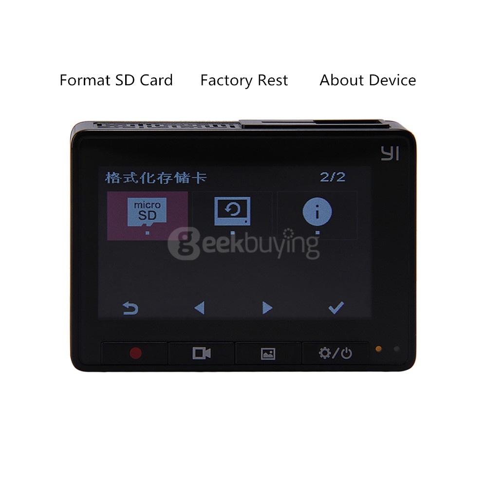 Xiaoyi Smart Car DVR 1080P 60FPS 160 Degree WiFi Builtin