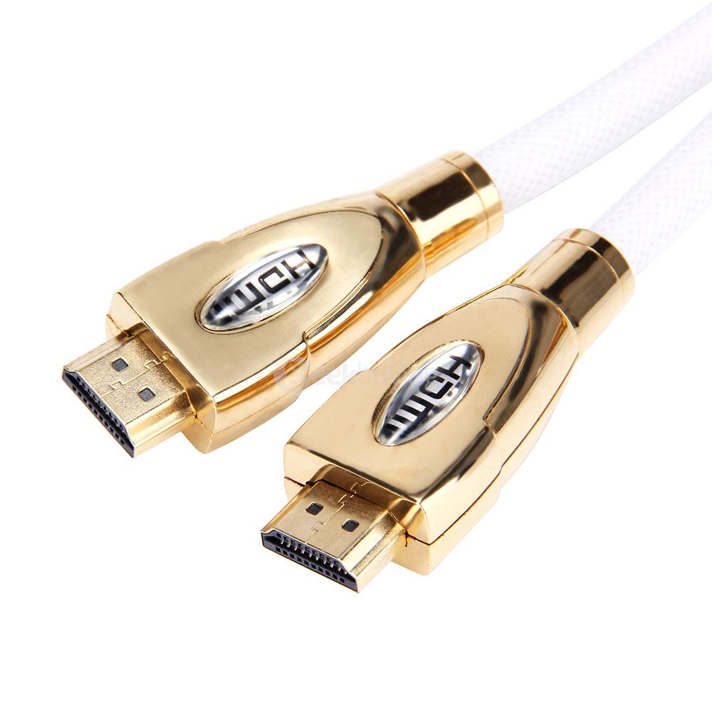 1.8M HDMI to HDMI Version 1.4 Male to Male Digital HD Cable - White
