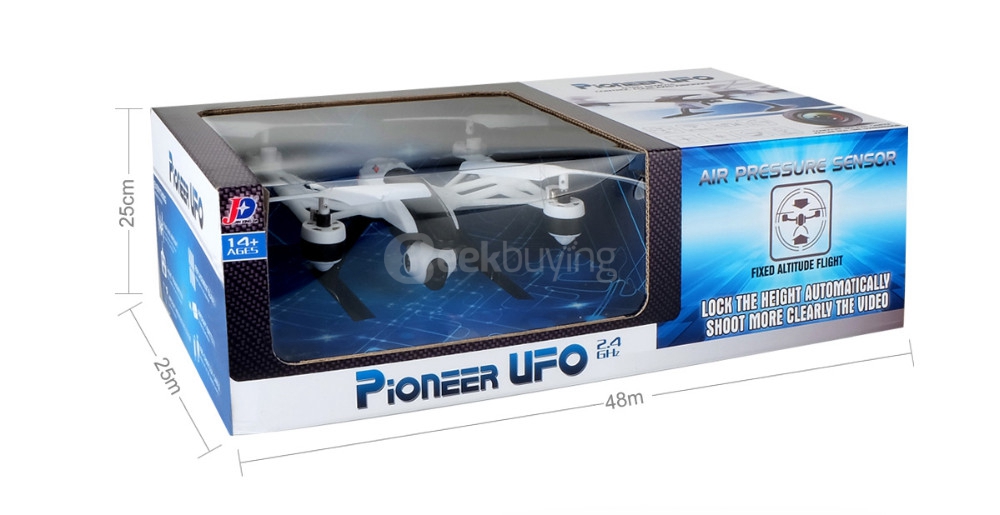 JXD 509V 0.3MP Camera Altitude Hold Mode 2.4G 4CH 6Axis Headless Mode RC Quadcopter RTF