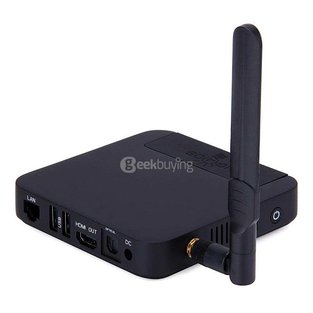 UGOOS UT4 4K Android 5.1 Lollipop Octa-Core RK3368 64bit TV BOX 2G/16G 2.4G/5G WIFI 1000M LAN Bluetooth4.0 - Black