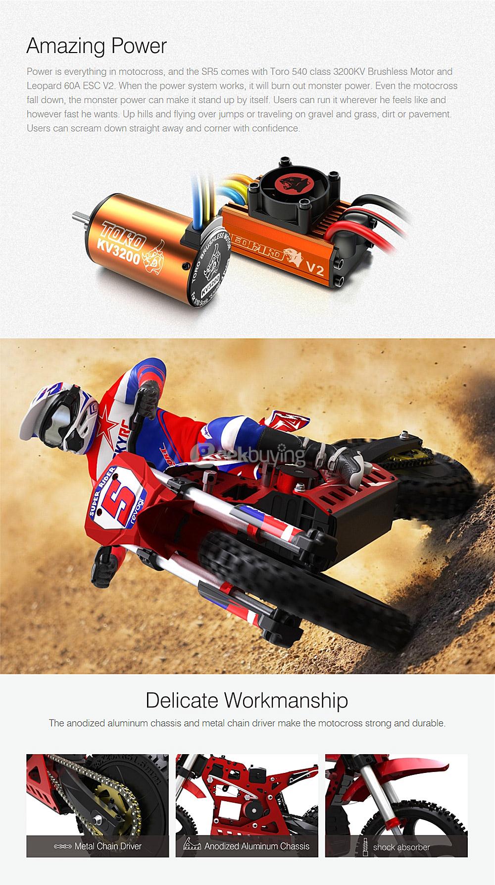 Skyrc Sr Scale Super Rider Rc Motorcycle Tr