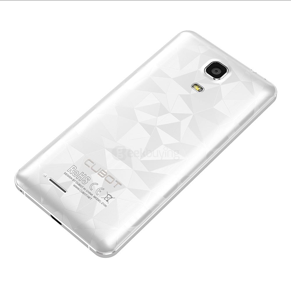 [HK Stock] CUBOT Z100 5.0inch HD 4G FDD-LTE Android 5.1 1GB RAM 16GB ROM Smartphone 64bit MTK6735P Quad Core IPS - White