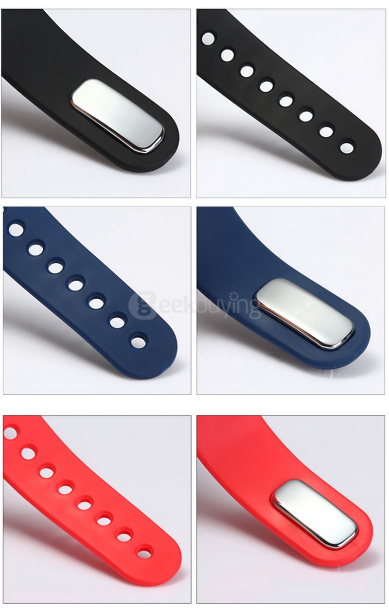 iWOWN i5 Plus BT4.0 Smart Bracelet IP67 Sleep Monitoring Sports Fitness Tracker Smartband Call Message Reminder Sedentary Alert - Black