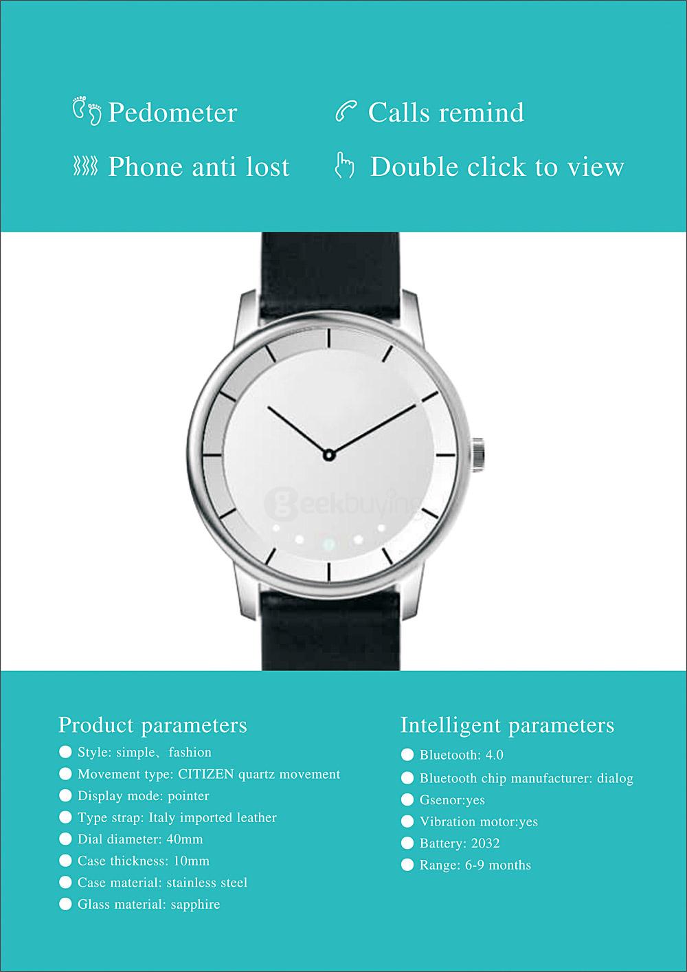 trasense hybrid smartwatch