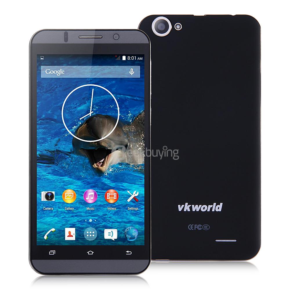 VKWORLD VK700 5.5inch IPS HD MTK6580 Quad Core 1.3GHz Android 5.1 Smartphone 1GB RAM 8GB ROM 3G GPS Miracast - Black