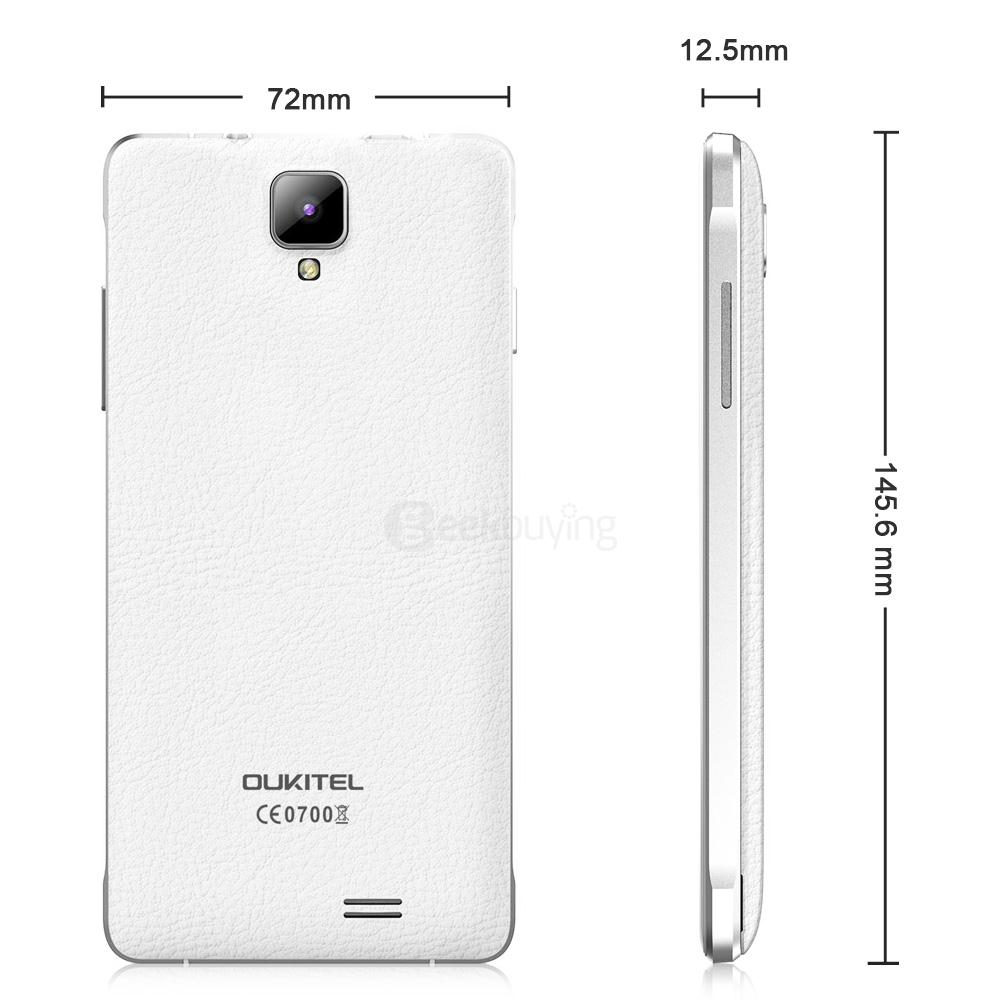 [HK Stock] OUKITEL K4000 Pro 5.0inch 4G FDD-LTE 4600mAh Android 5.1 Smartphone MT6735 Quad Core 2GB 16GB 13.0MP IPS HD 5V/1.5A Quick Charge - White