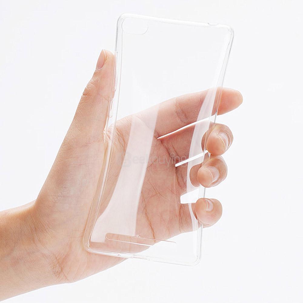 Original Xiaomi Soft TPU Cover Case Shell Back Case Protective Cover for XIAOMI Redmi 3 - Transparent