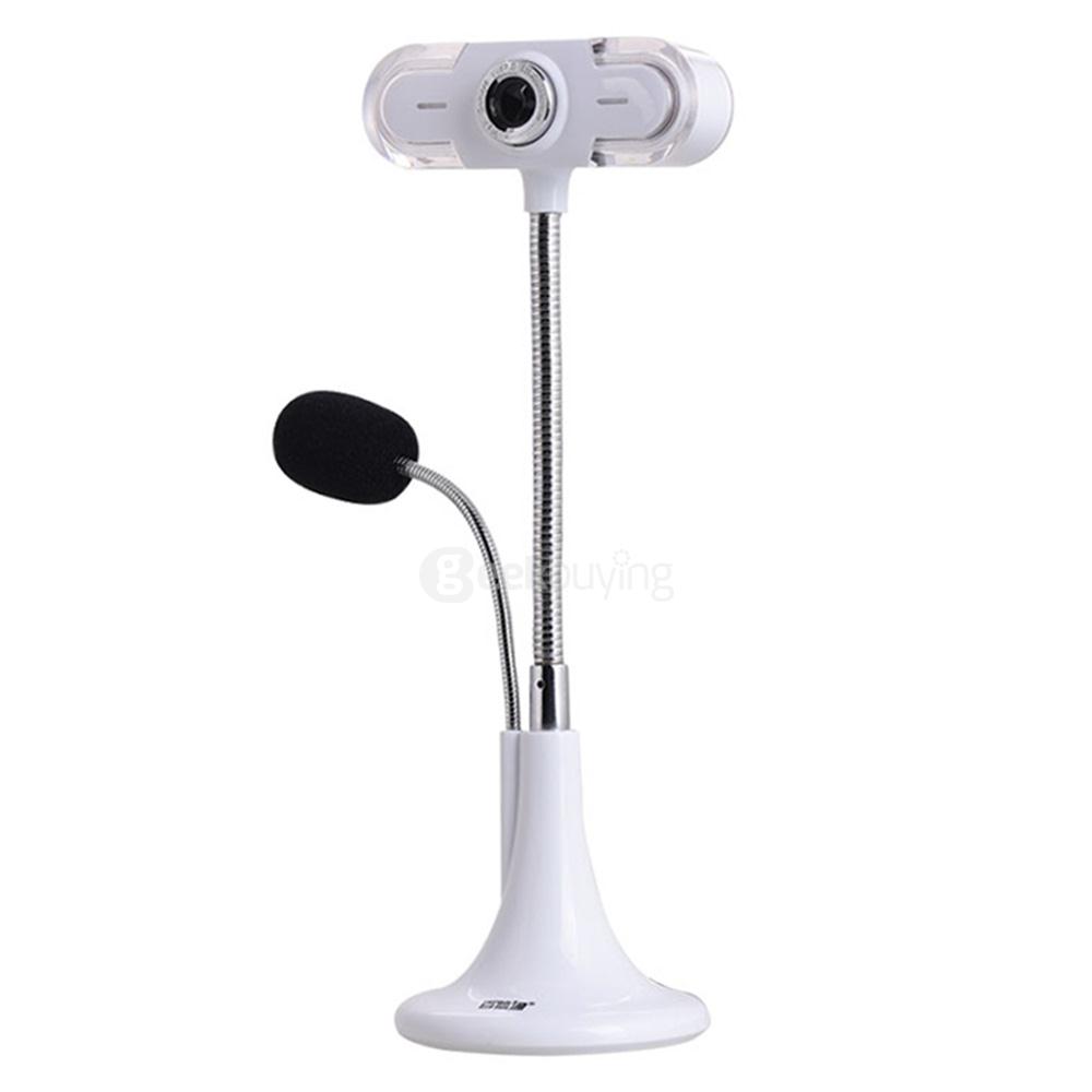 Aoni Shinng Desktop PC Webcam HD Video Camera with MIC - White