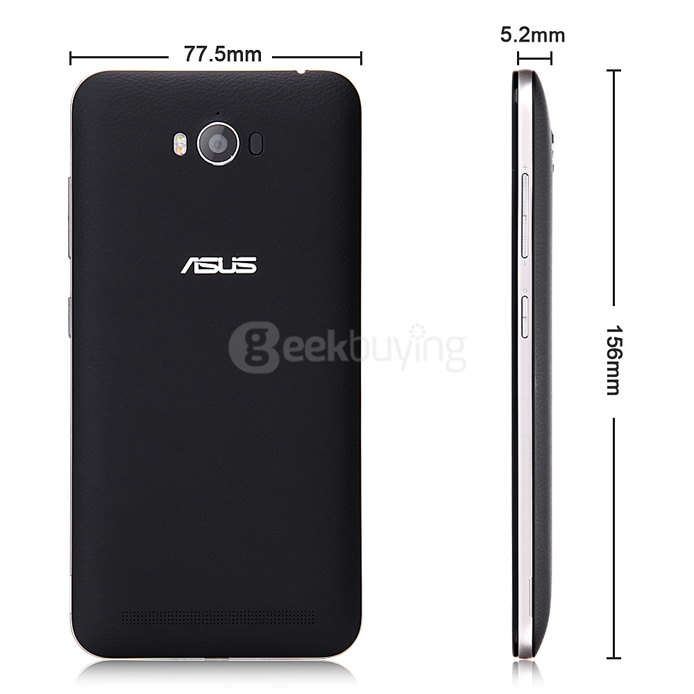 [Spain Stock]ASUS Zenfone Max 5.5inch HD 5000mAh 4G LTE 2GB RAM 16GB ROM Smartphone Snapdragon MSM8916 Quad Core 1.2GHz - Black