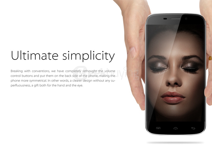 [HK Stock] DOOGEE Y100X NOVA 5.0inch IPS HD Android 5.0 Smartphone MT6582 Quad Core 1.3GHz 1GB RAM 8GB ROM 3G GPS OTG - Black