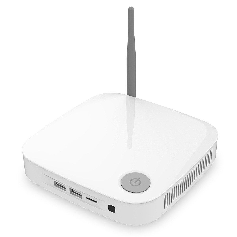 PIPO X6S Windows 4GB/64GB 300M Wireless Router Mini PC Intel Cherry Trail Z8300 SATA Supported 802.11ac WIFI HDMI 1080P - White
