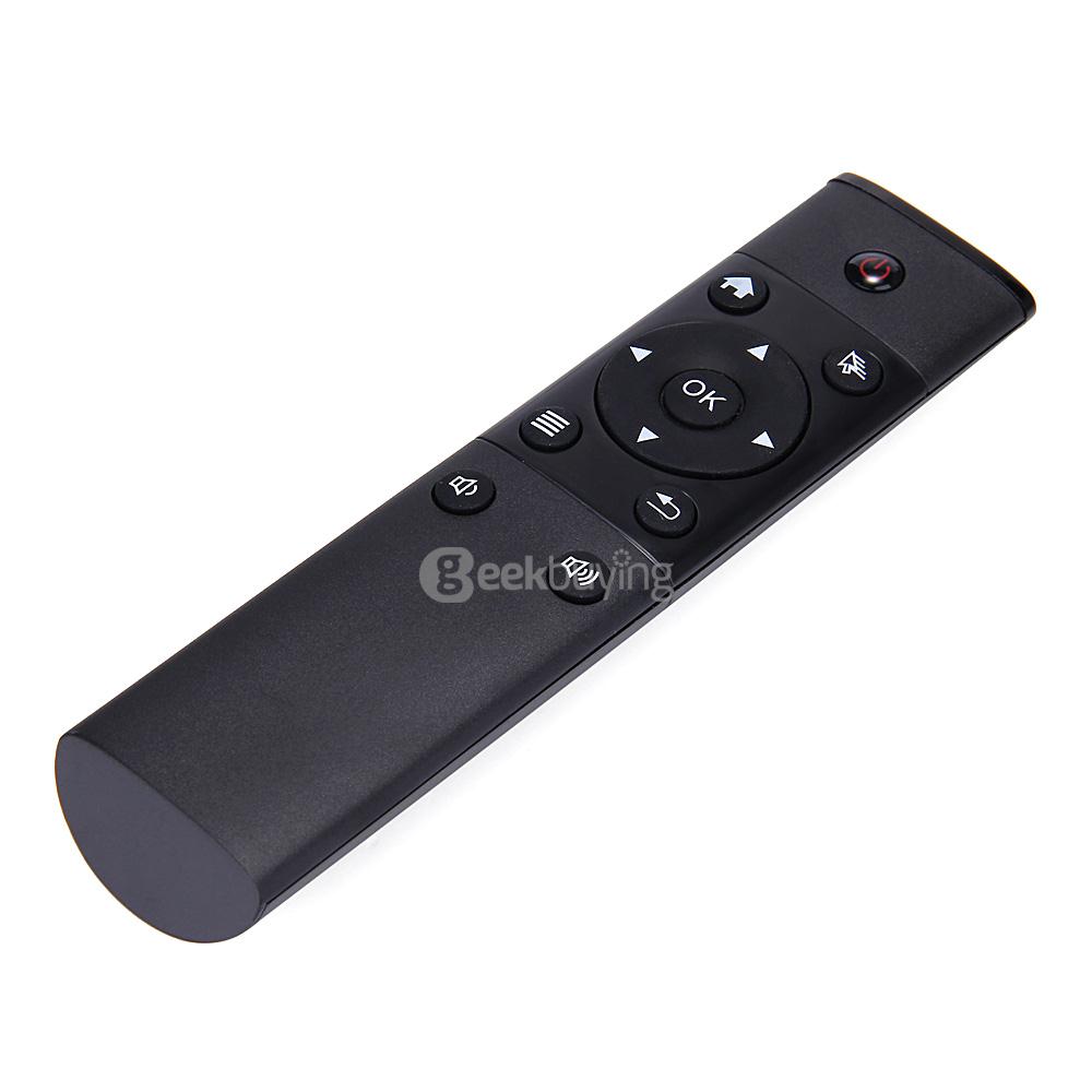 2.4GHz Wireless Air Flying Mouse IR Remote Controller for PC TV Box - Black