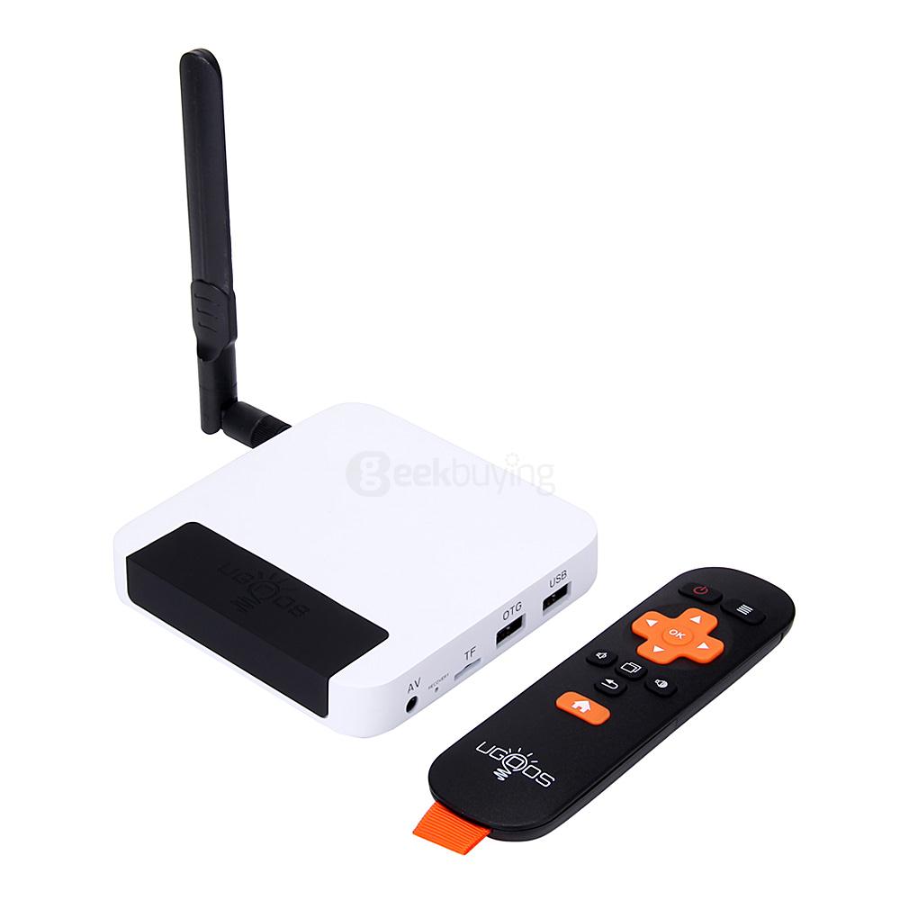 UGOOS UT4 4K Android 5.1 Lollipop Octa-Core RK3368 64bit TV BOX 2G/16G 2.4G/5G WIFI 1000M LAN Bluetooth4.0 - White