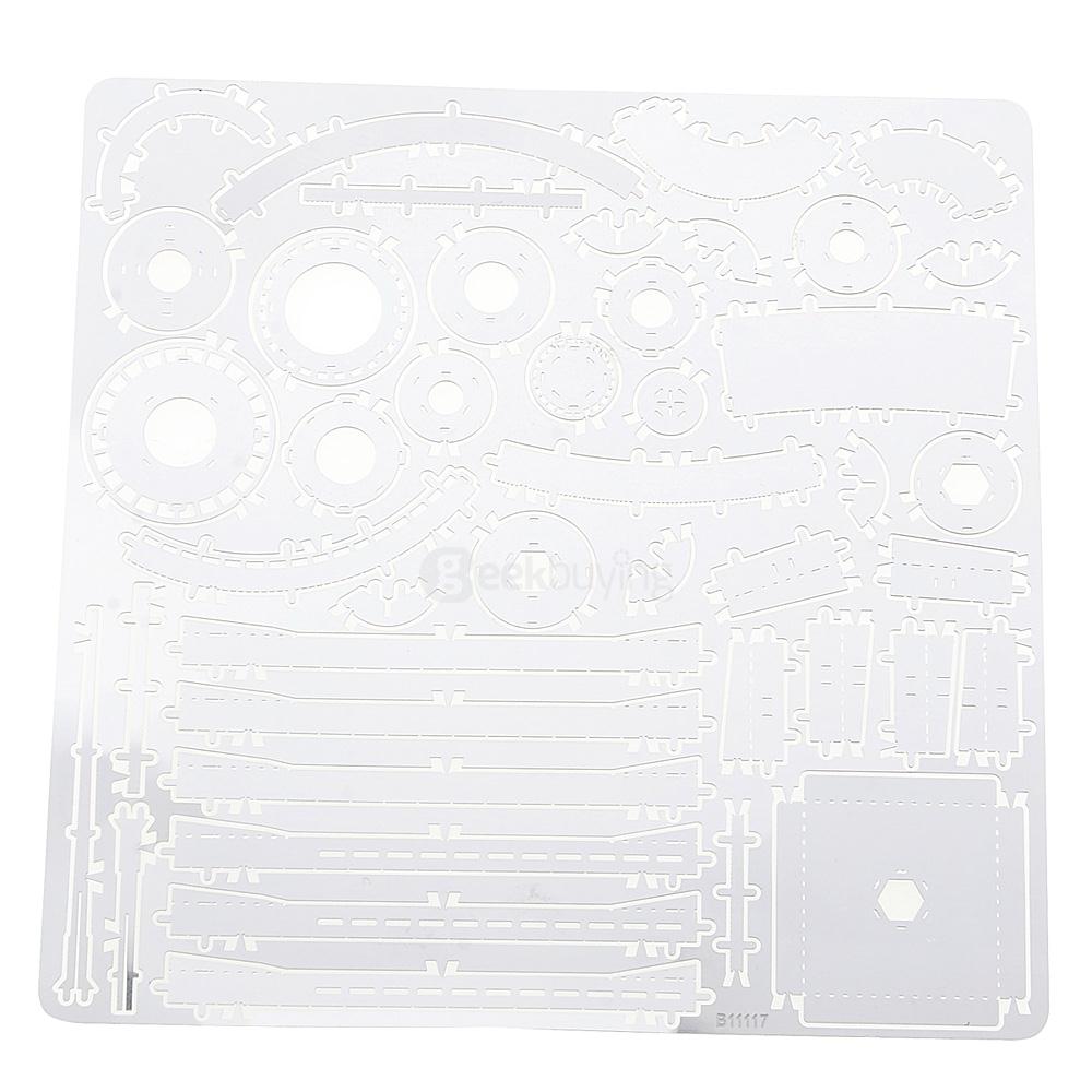 DIY Liberty Bell 3D Puzzle Educational 3D Model - Silver