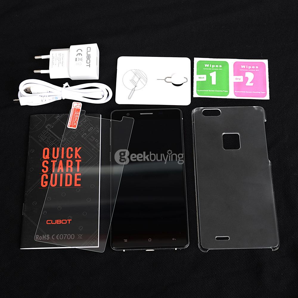 [HK Stock] CUBOT S550 5.5inch IPS HD 4G FDD-LTE Android 5.1 Smartphone 2GB 16GB 64-bit MTK6735 Quad Core 13.0MP Touch ID - Black