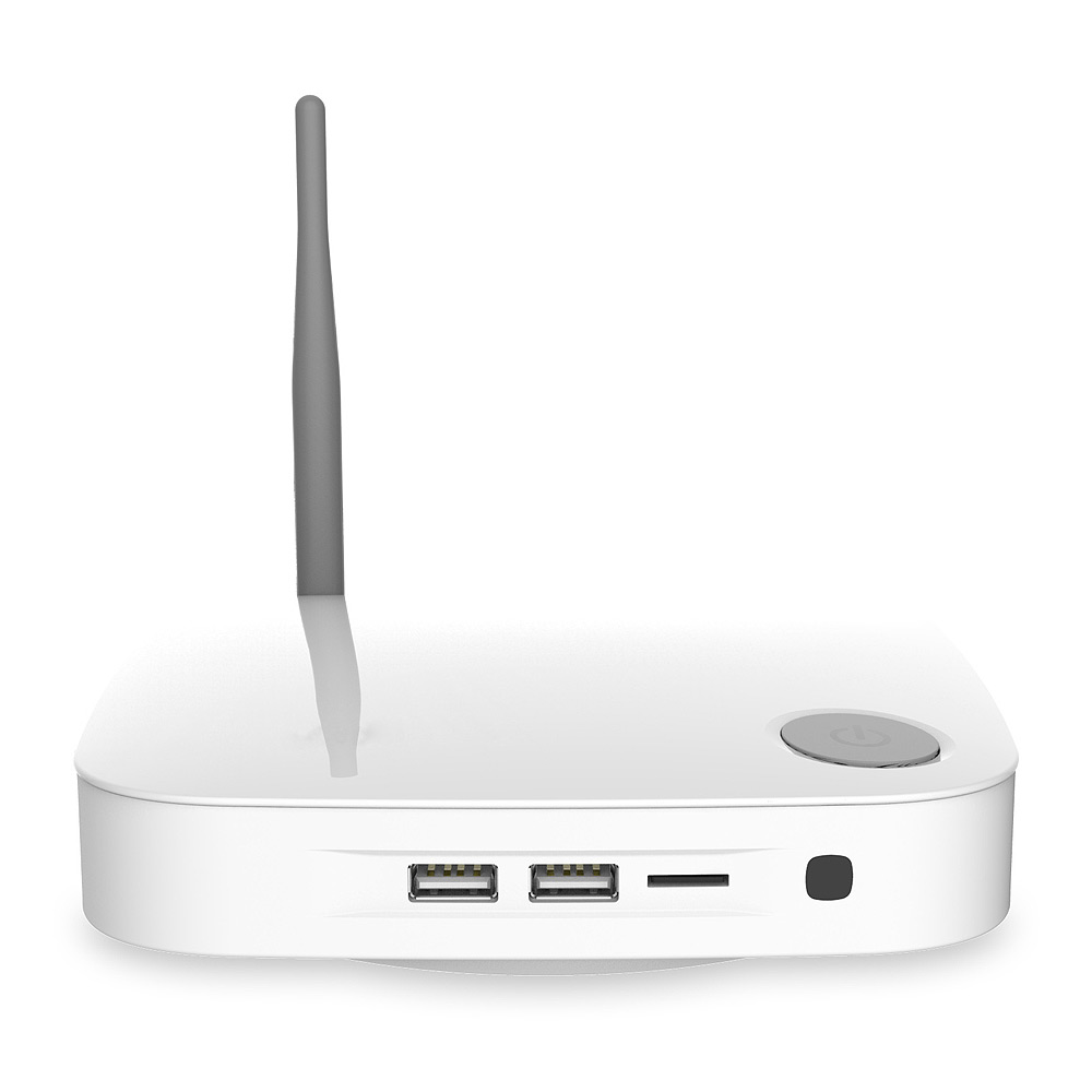 PIPO X6S Windows 4GB/64GB 300M Wireless Router Mini PC Intel Cherry Trail Z8300 SATA Supported 802.11ac WIFI HDMI 1080P - White